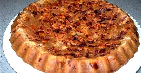 Шарлотка из цельнозерновой муки