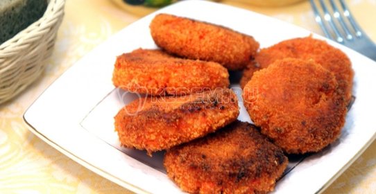 Морковные котлеты
