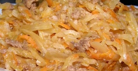 Ленивые голубцы ломтиками в духовке