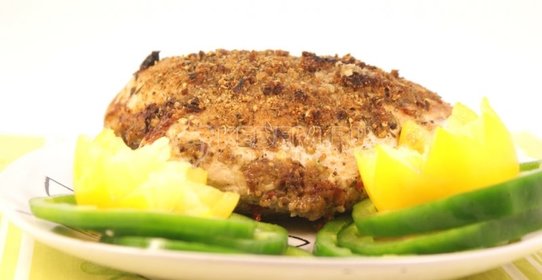 Грудка в панировке запеченная в фольге