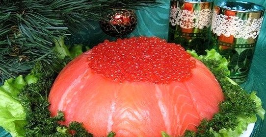 Новогодний салат Жемчужина