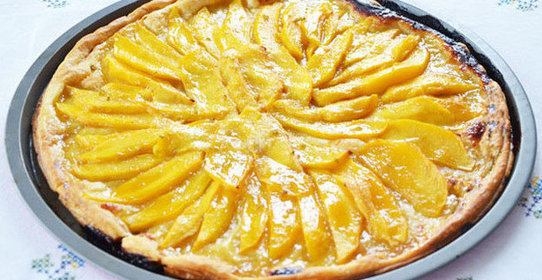 Пирог с манго и лимоном