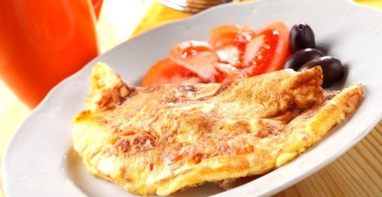 Омлет с тунцом