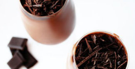 Шоколадный мусс с коньяком