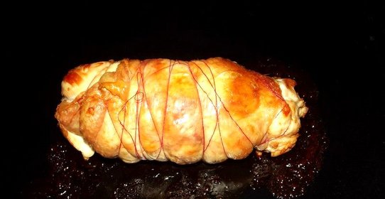 Домашний куриный рулет