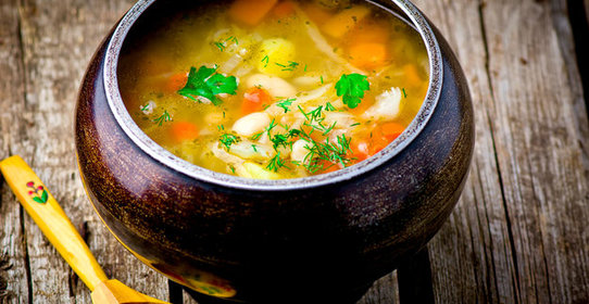 Постные щи из молодой капусты