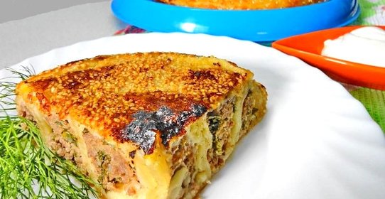 Пирог из слоеного теста в мультиварке