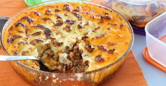 Картофельная запеканка с мясом (Пастуший пирог)