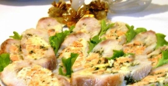 Рыбные рулеты с начинкой