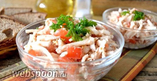 Салат с редькой