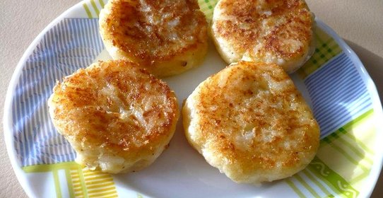 Постные картофельные котлеты