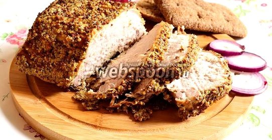 Буженина с горчицей