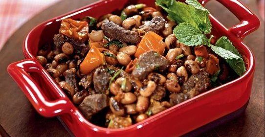 Баранина с фасолью