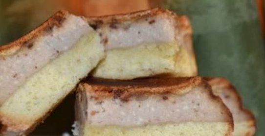 Творожно-бисквитный пирог