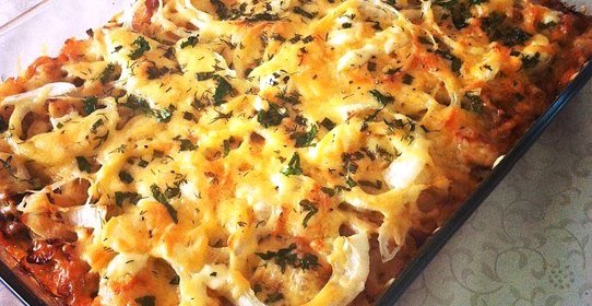 Капустно-мясной пирог