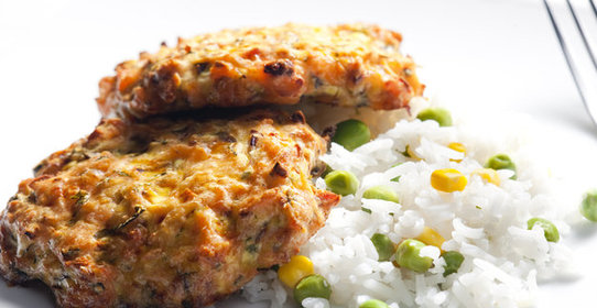 Котлеты с баклажанами и адыгейским сыром