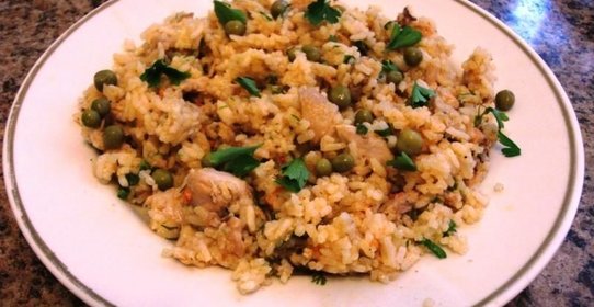 Паэлья с курицей