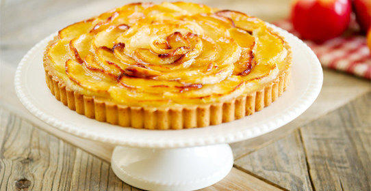 Яблочный пирог с курдом