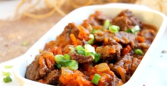 Поджарка из телятины