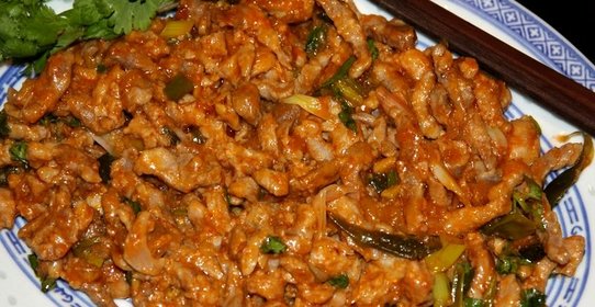 Мясо под кисло-сладким соусом