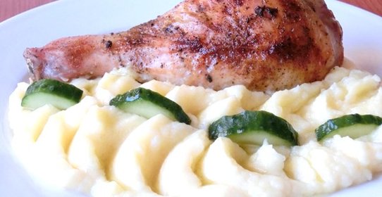 Пюре с курицей