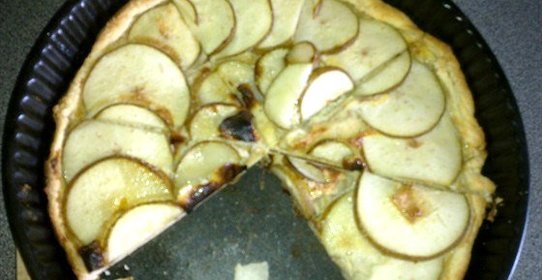 Быстрый грушевый пирог