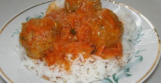 Тефтельки с рисом