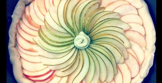 Французский яблочный пирог