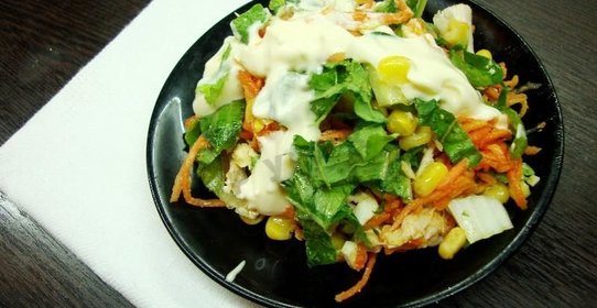 Салат Валерия с корейской морковкой