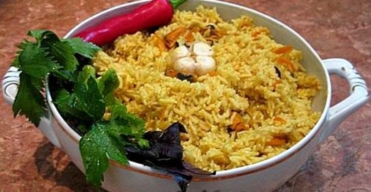 Плов с мидиями