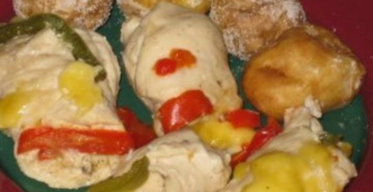 Рулетики из куриной грудки