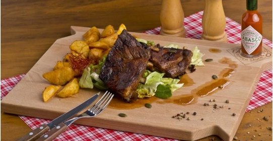 Свиные ребрышки в бальзамической глазури