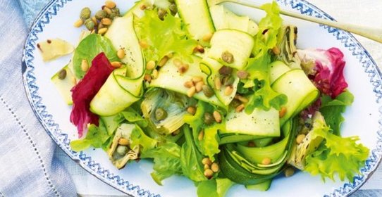 Салат из цукини и каперсов