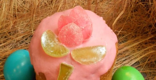 Нежный пасхальный кулич