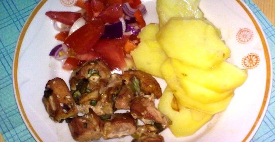 Свинина в соевом соусе