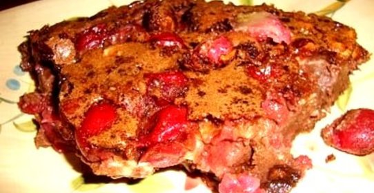 Постный пирог с вареньем