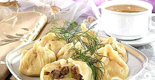 Манты с бараниной