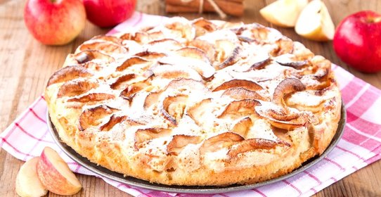 Шведский яблочный пирог (Skånsk Äppelkaka)