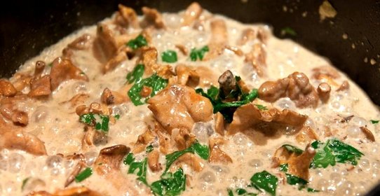 Лисички в духовке