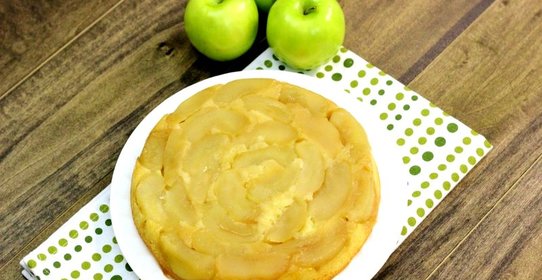 Перевернутый яблочный пирог