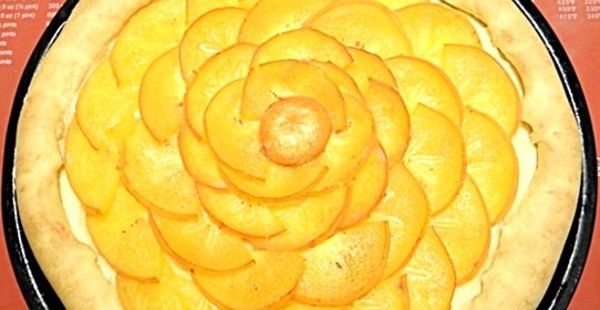 Пирог с хурмой