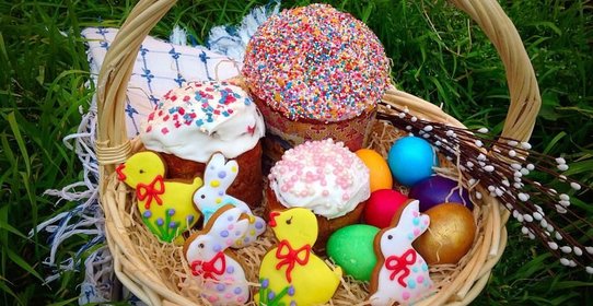 Творожный Кулич