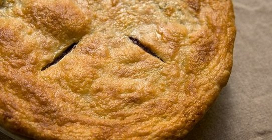 Пирог с ежевикой