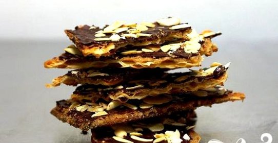 Шоколадно-карамельные крекеры