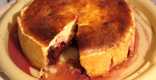 Страсбургский пирог со сливами