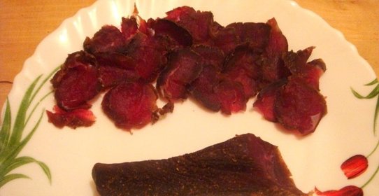 Говядина сыровяленая