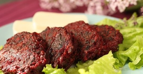 Котлеты из свёклы и моркови