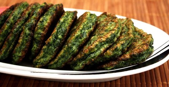 Оладушки с брокколи и сыром