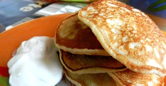 Оладьи на ряженке