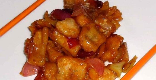 Рыба в кисло-сладком соусе